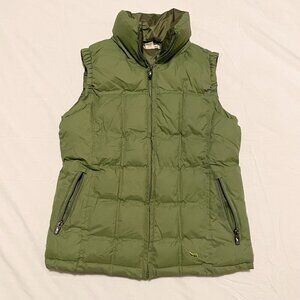 Bluenotes Womens Size Small Vest Green Puffer